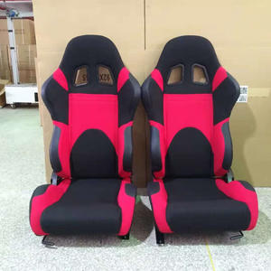 Sedili sportivi da corsa in carbonio in tessuto regolabile di alta qualità - Product Image 3