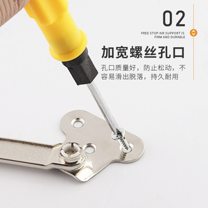 Cabinet <b>Door</b> Gas <b>Spring</b> Lift-Up Adjustable Support Rod Zinc Alloy Hydraulic Pneumatic Blade Shape Wardrobe Hardware - Product Image 3