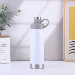 Mug isotherme à double paroi 750 ml en acier inoxydable, isolation sous vide, poignée pliable, maintien au chaud de 12 à 24 heures - Product Image 2