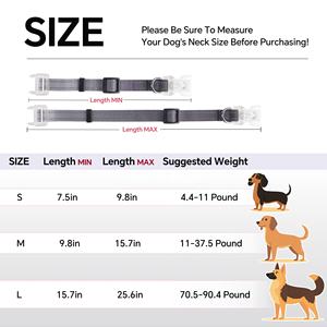 Hundehalsband im europäischen Stil mit LED-Licht & QR-Code |   Elegantes Spitzendesign |   Großhandel Maßanfertigung - Product Image 5