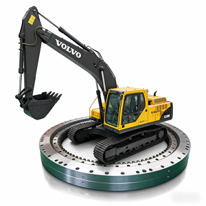 Cuscinetto di Rotazione per Escavatore Volvo, Anello Girevole EC55/EC210B/EC240/EC290/EC360, Rulli Incrociati in Acciaio Cromato, <span class=keywords><strong>Momento</strong></span> di Rotazione 10.000 Nm - Product Image 3