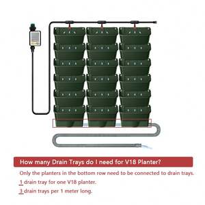 Naturix Plateau d'égouttage breveté pour jardinière murale V18 - Product Image 4