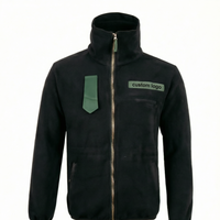Veste tactique en polaire pour homme personnalisée, coupe-vent, chaude, pour la chasse en plein air, entraînement, veste softshell avec patch logo OEM