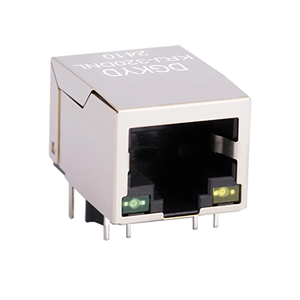 Cổng duy nhất 90 độ 10p8c nội bộ biến áp <span class=keywords><strong>1000</strong></span> BASE-TX <span class=keywords><strong>RJ45</strong></span> nữ Ethernet nối <span class=keywords><strong>RJ45</strong></span> nữ lọc" - Product Image 4