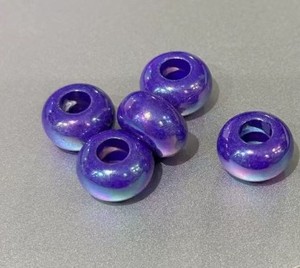 Color-plated abacus <b>spacer</b> beads large-hole loose beads wheel beads DIY handmade necklace and bracelet accessories - Product Image 5