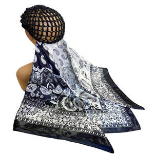 HZM-26025 <span class=keywords><strong>Redecilla</strong></span> de Moda para Mujer, Juego 2 en 1, <span class=keywords><strong>Redecilla</strong></span> y Pañuelo, Venta al por Mayor de Fábrica, Redecillas y Pañuelos para Mujer - Product Image 1