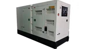 Generator Diesel mesin Perkins senyap, Set 50kw hingga 125kva AC tiga fase dan Output fase tunggal 380v 60Hz tegangan terukur