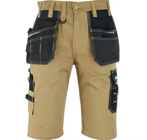 Shorts de travail multi-poches pour hommes |   Shorts de travail robustes en Cordura avec poches porte-outils pour la construction et la mécanique - Product Image 1