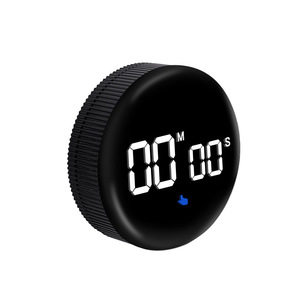 Minuteur rotatif LED magnétique, compte à rebours, apprentissage <span class=keywords><strong>de</strong></span> la gestion du temps, <span class=keywords><strong>chronomètre</strong></span> numérique multifonctionnel vertical rechargeable - Product Image 5