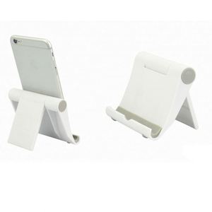 Portable <b>Mini</b> Mobile Phone Stand <b>Desk</b> Red Small ABS and Silicone Smartphone Holder Printed logo - Product Image 6