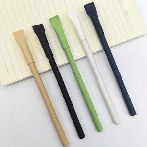 Custom Recyclable Kraft Paper Pen Gift Ballpen Extremely <b>Cheap</b> Eco <b>Cardboard</b> Pen for Promotion - Product Image 2