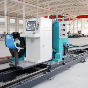 Çelik yapı işleme makinesi CNC boru ve tüp kesme delme makinesi plazma kesme makinası