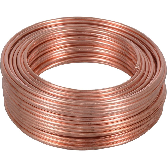 Round Copper Wire Brass Copper Alloy High Purity 99.99% Red Copper Wire