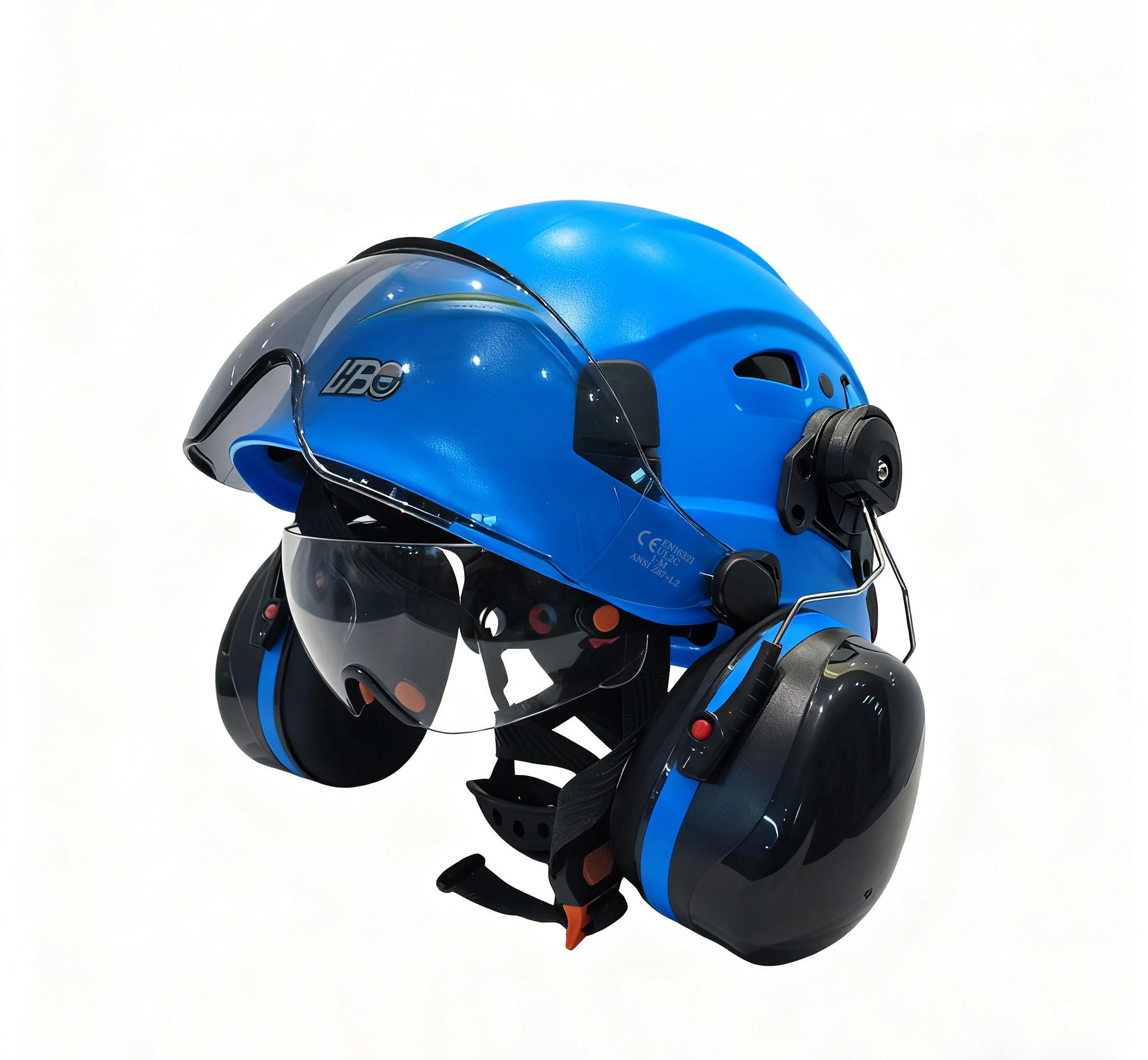 Bleu + Translucidité Intérieure Encre Extérieure + 07E cache-oreilles