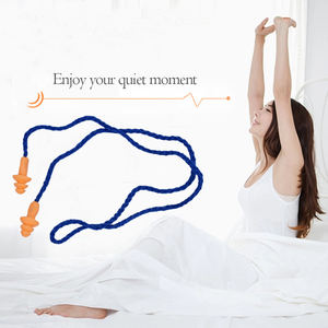 Reducción de ruido Cancelación de ruido <span class=keywords><strong>Tapones</strong></span> para los oídos de silicona duraderos <span class=keywords><strong>Tapones</strong></span> para los oídos con cable de seguridad - Product Image 4