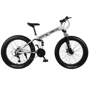 2023 nouveau modèle <span class=keywords><strong>pliant</strong></span> <span class=keywords><strong>fatbike</strong></span> vélo gros pneu 26*4.0 acier neige vélo frein à disque gros vélo VTT vélo - Product Image 2
