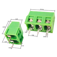 Bloc de bornes à vis haute température 10A, pas de 5,0 mm, hauteur de 10 mm, pour montage sur circuit imprimé XK127-5.0MM