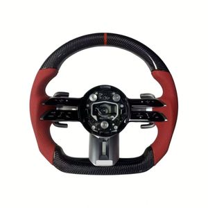 พวงมาลัยคาร์บอนไฟเบอร์สำหรับ Mercedes Benz C117ได้ <span class=keywords><strong>CLA</strong></span> W176 W212 W213 W207 W218 X204 W117 S204 C204 C63 AMG W204 - Product Image 6