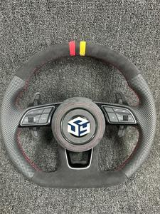 Volante de Fibra de Carbono para Automóvil <span class=keywords><strong>Audi</strong></span> RS3 S3 A3 A4 B9 RS6 RS7 S4 A3 8V Q7 Q5 A6 - Product Image 6