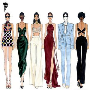 Conception de vêtements, fournisseurs de haute qualité, fabricants, vêtements sur mesure, OEM, ODM pour les boutiques, vêtements décontractés, robes pour femmes, robes de soirée - Product Image 1