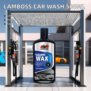 LAMBOSS 500ML professionale per la pulizia delle auto cera per la fabbrica brillante OEM limone profumato lavaggio per auto - Product Image 6