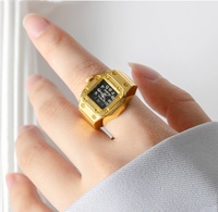 Nuevo Reloj de Anillo de Dedo de Cuarzo BM de Gran Venta para Hombres y Mujeres