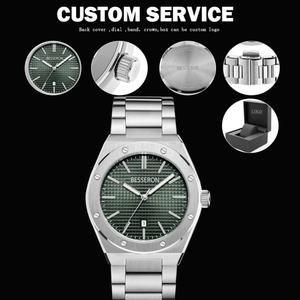 China Factory Wholesale Luxury Silver Men's Quartz <b>Watch</b> Starry Sky Face 42mm Dial Diameter Stainless Steel Luxe Horloge - Product Image 3