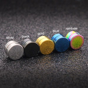 Brincos masculinos <span class=keywords><strong>orecchini</strong></span> magnetici da <span class=keywords><strong>uomo</strong></span> in <span class=keywords><strong>acciaio</strong></span> inossidabile Non penetranti - Product Image 6