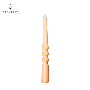Wholesale New Style Spiral Twisty Stick Taper <strong>Orange</strong> Color <strong>Candles</strong> for Wedding Dinner Decor 20cm - Product Image 2