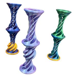 QY QY-2567 3D Printed Spiral Spring <b>Bouncing</b> <b>Ball</b> Toy for Kids Plastic Stereo Ejectable Decompression for Boys Girls - Product Image 5