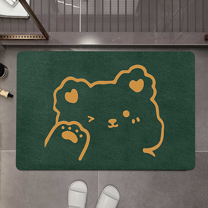 Cute Bear - Peacock Green