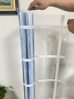 Film de PVC en plastique imprimé par épaisseur de 0.5mm pour imperméable et porter, film de rideau