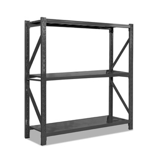 Étagères d'entrepôt en acier multi-niveaux réglables à assemblage rapide, rayonnages de stockage pour entrepôt et dépôt, rayonnages de marchandises robustes - Product Image 4