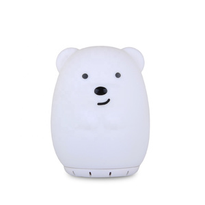 <span class=keywords><strong>Veilleuse</strong></span> en silicone avec musique BT Connect Haut-parleur Soft Touch RGB Lampe à changement de couleur Son de haute qualité pour pépinière - Product Image 5