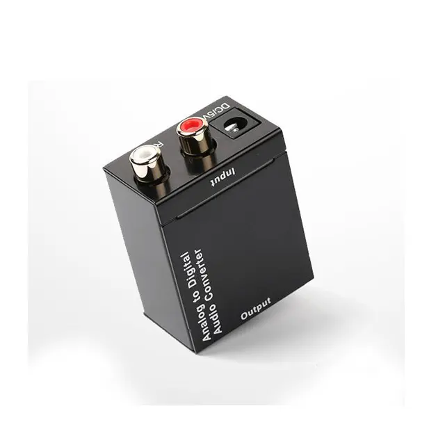 Analog to Digital Audio Converter Analog RCA to Digital Optical Toslink Coaxial