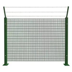 Malla de Alambre Soldada de Seguridad Antiescalada Metálica 358, Panel de Cerca de Alta Resistencia para Perímetros de Aeropuertos y Prisiones, Valla Antirrobo - Product Image 4