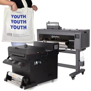 Giftec Printer DTF industri Digital A1 A3 kaus sepak bola tas kanvas stiker Logo mesin cetak Printer Inkjet disediakan