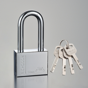 RICHDOOR 50mm Nouvelle Arrivée <span class=keywords><strong>Cadenas</strong></span> de Sécurité avec Clés Maîtresses Fer Vente Directe en Gros Serrures Antivol - Product Image 1