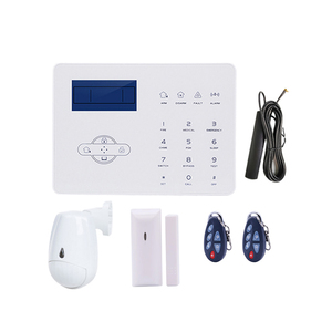 <span class=keywords><strong>GSM</strong></span> 触摸屏报警系统，带 4G 和 <span class=keywords><strong>PSTN</strong></span> 备用功能，无线 PIR/门磁传感器 110dB 警报器 法语/英语，适用于家庭安全 - Product Image 1