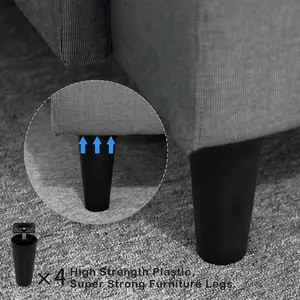 Plastic Furniture Leg Fittings high quality plastic sofa legs Strong Support Sofa Feet Legs