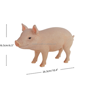 Bán Buôn Thực Tế Nhựa Lợn Vườn Bức Tượng Ngoài Trời Bãi Cỏ Trang Trí Trang Trí Nhà Trang Trí Động Vật Bức Tượng Trang Trại Bé Heo Con Bức Tượng - Product Image 4