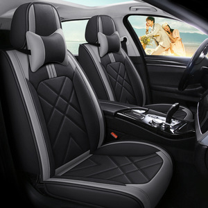 Nouvelle housse de siège de <span class=keywords><strong>voiture</strong></span> imperméable résistante à l'usure quatre saisons tout compris respirante en fibre synthétique PVC - Product Image 2