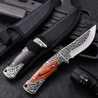 Nouveau couteau de chasse de survie tactique haute dureté couteau de poche Portable Camping en plein air
