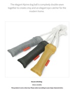Bâton de remorqueur de morsure de chien professionnel-tissu de costume de morsure résistant à la déchirure avec poignée pour chiens de travail formation jouets à mâcher pour animaux de compagnie