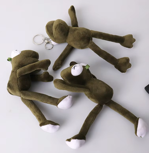 Portachiavi Rana, Peluche con Gambe Lunghe - Simpatico Charm per Borse, Stile Cartone Animato <span class=keywords><strong>Sesame</strong></span> Street, Animale di Peluche all'Ingrosso - Product Image 3