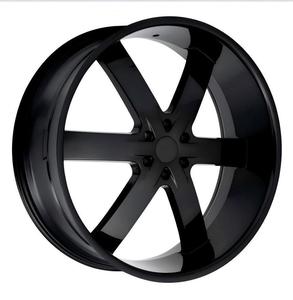 20 inch Hợp kim nhôm hành khách xe bánh xe 6x114.3 6x120.65 6x127 6x139.7 vành cho SUV/Pickup Truck Đen kết thúc tàu đã sẵn sàng - Product Image 3