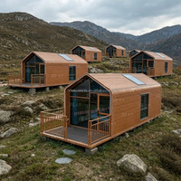 Cabaña Modular Biomimética Impermeable de Fábrica, Hotel Ecológico de Lujo, Casa Contenedor Prefabricada