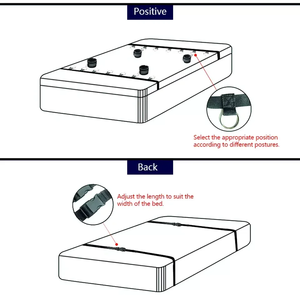 Produits de sexe pour adultes SM Bondage BDSM Jeux de sexe Menottes Pieds Menottes Ensemble de manchettes Sex Toys - Product Image 4