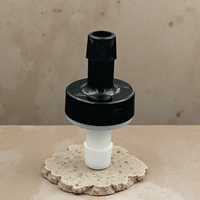 Raccord rapide à barbillon pour tuyau BRT Acetal 1/4'' 3/8'' ID, connecteur CPC à pousser, valve anti-retour en acier inoxydable 316