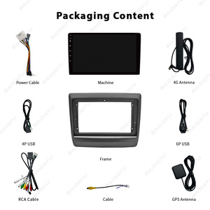 BAIDAYU Schermo Touch da 9 Pollici per Auto con GPS, USB, CarPlay, Android Auto, Assistenza al Parcheggio, Display IPS per Isuzu D-Max <span class=keywords><strong>2020</strong></span> - Product Image 2